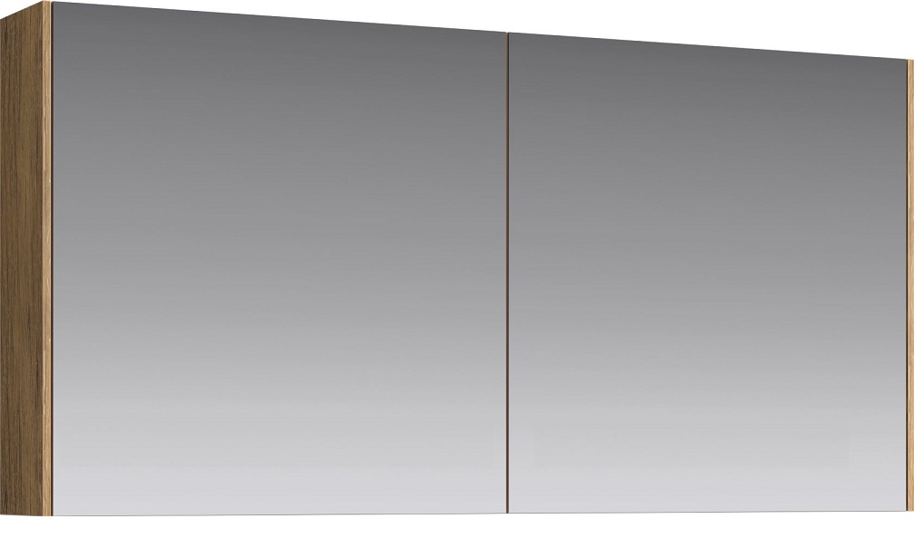 Зеркальный шкаф Aqwella 5 stars Mobi 120 см, дуб балтийский