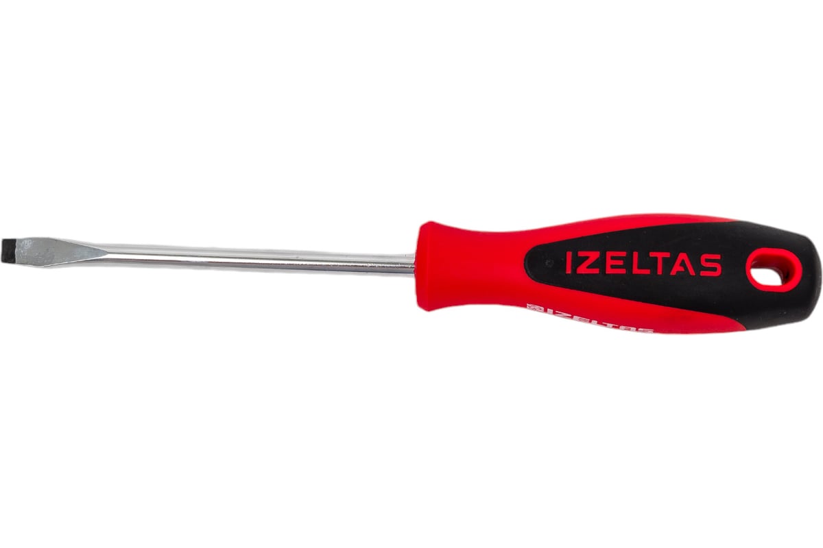 Отвертка с прямым шлицем 6х100мм IZELTAS ERGONOMIK 4350176100
