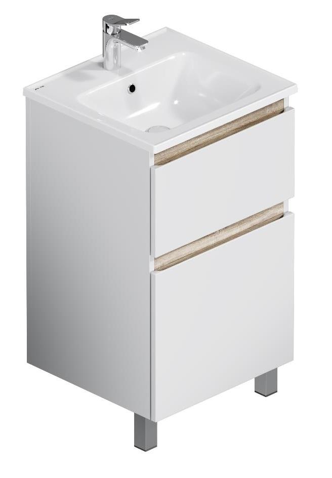 Мебель для ванной Am.Pm X-Joy 50 см напольная, белый глянец