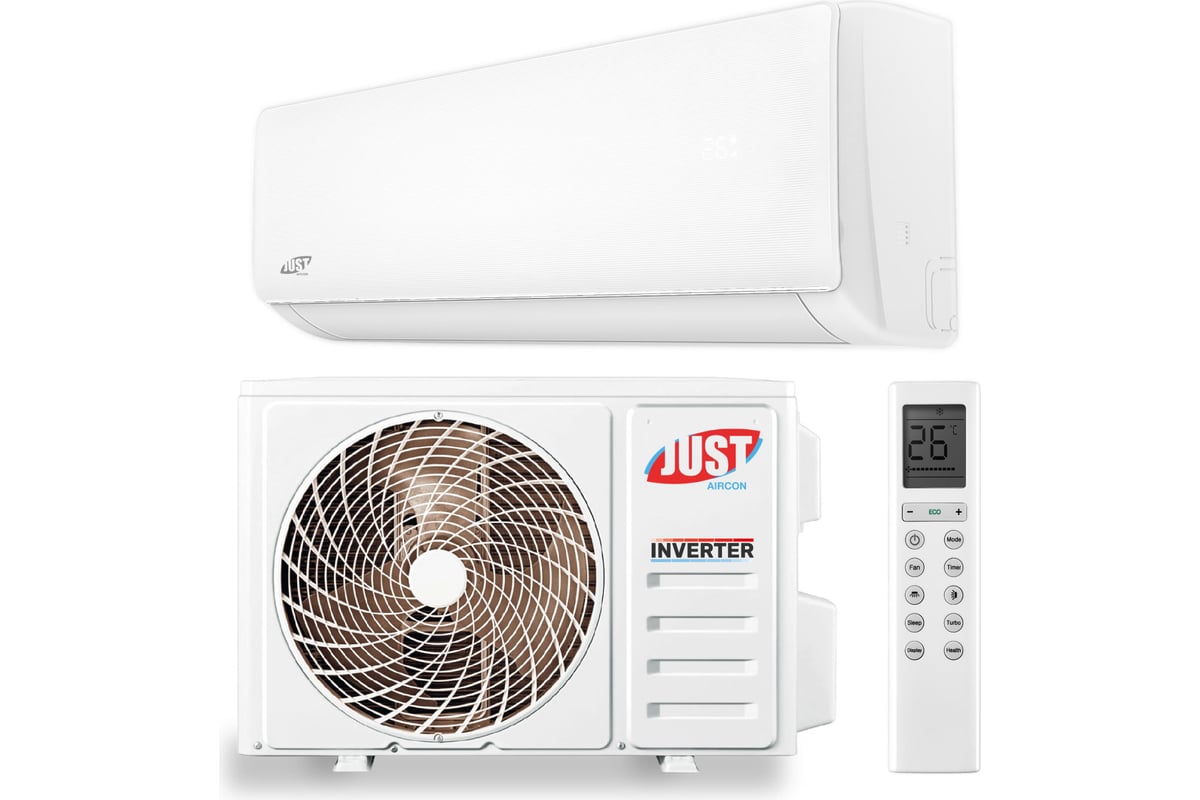 Сплит-система JUST Aircon JAC-24HPSIA/XAB1+JACO-24HPSIA/XAB1 4640277100704/4640277102104