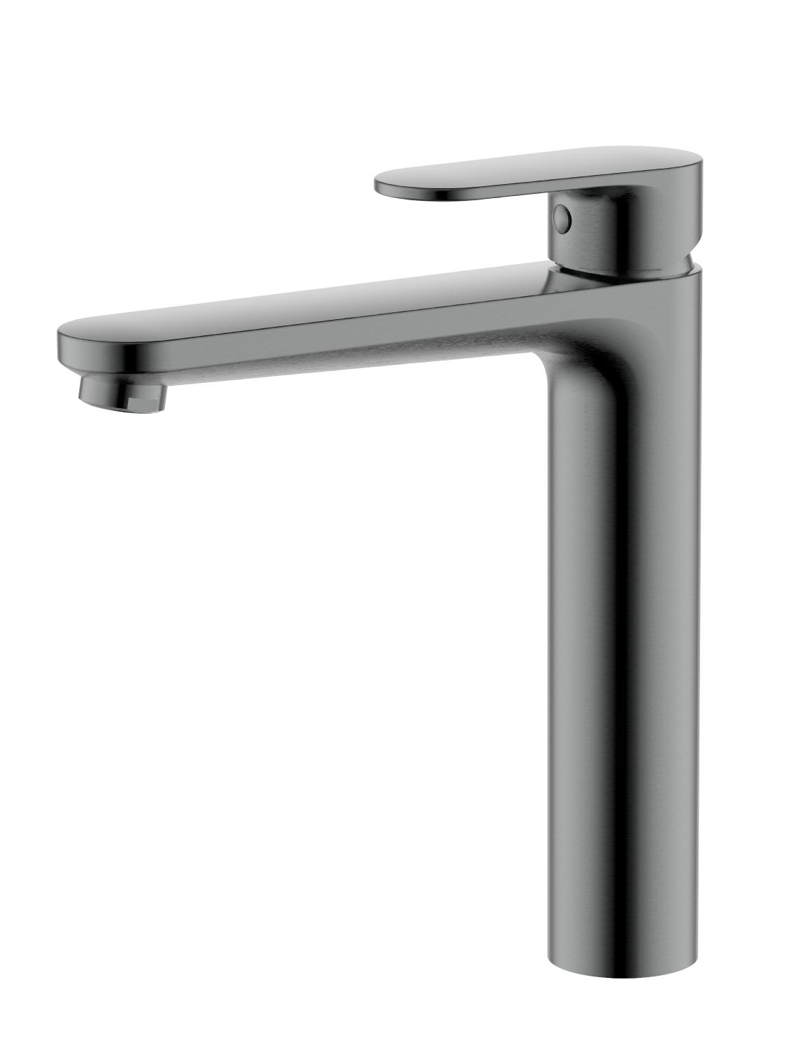 Смеситель для раковины Aquatek Ника AQ1804BGM оружейная сталь