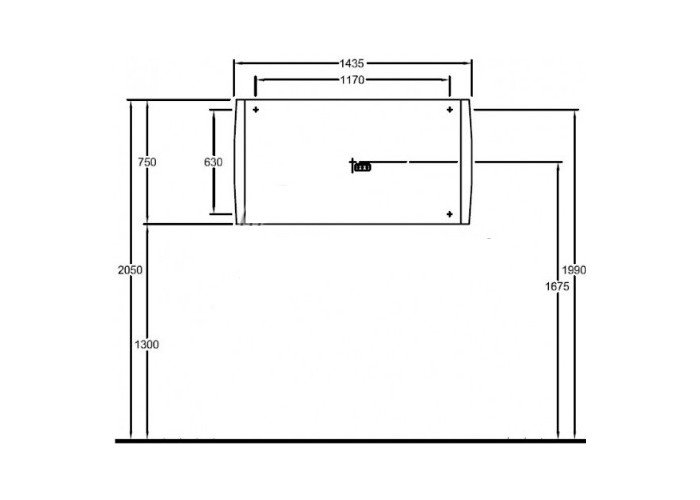 Мебель для ванной Villeroy&Boch Aveo New Generation 131.6 см, темный дуб