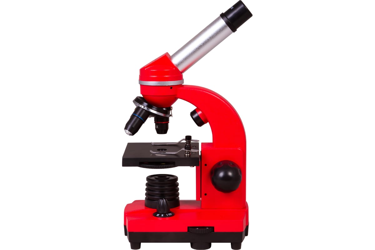 Микроскоп Bresser Junior Biolux SEL 40–1600x, красный 74320