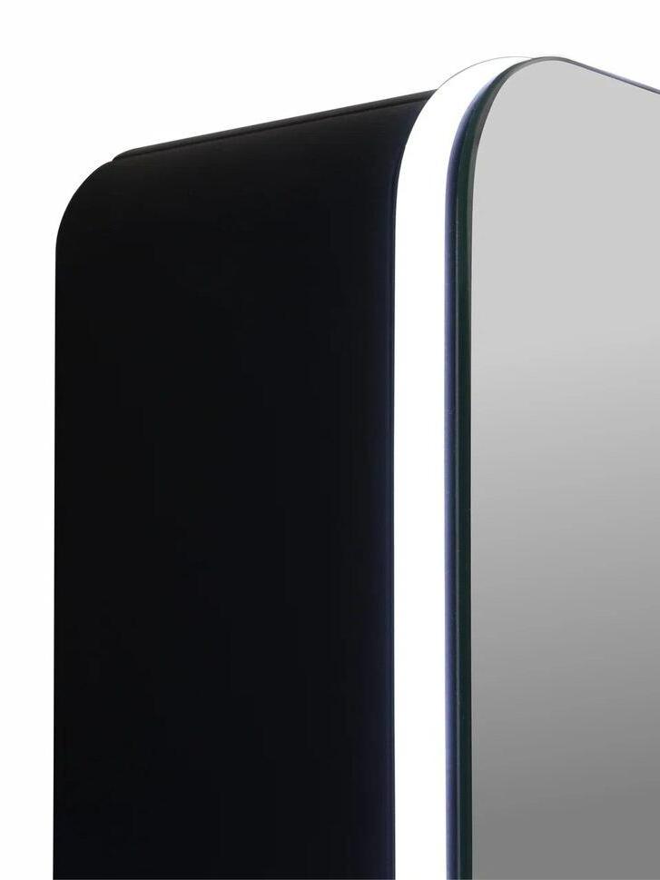 Зеркальный шкаф Континент Eltoro Black LED 56x85 с подсветкой, левый, МВК116