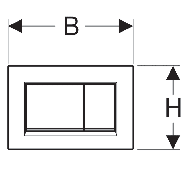 Кнопка смыва Geberit Sigma 30 115.883.DW.1