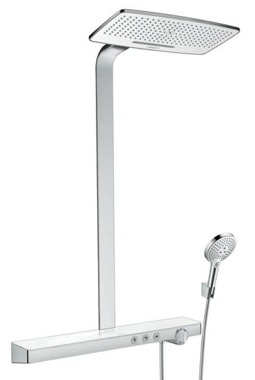 Душевая стойка Hansgrohe Rainmaker Select 420 2jet Showerpipe 27168400 с термостатом