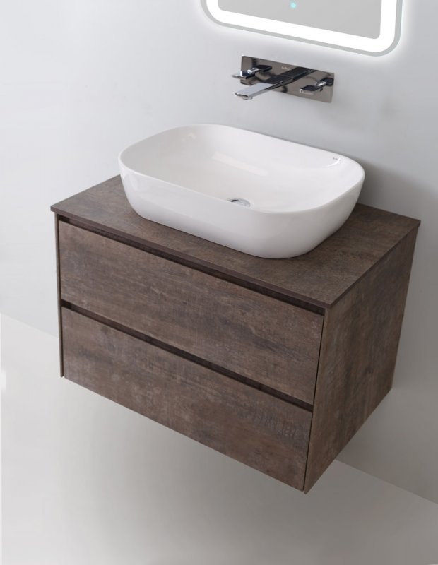 Мебель для ванной BelBagno Pietra 80 см Stone