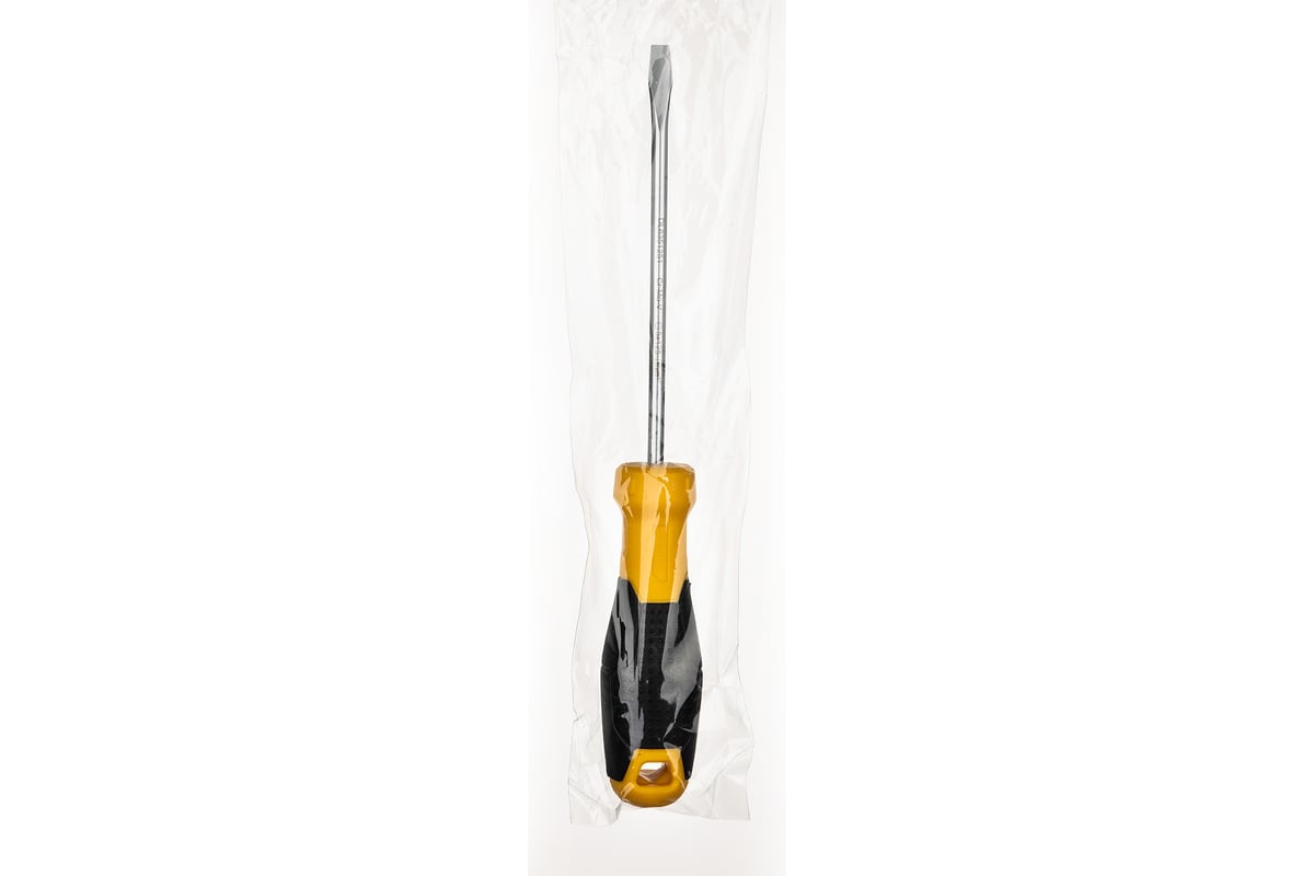 Шлицевая отвертка Deli SL5х125мм DL6351251 Cr-V, магнит, TPR+PP ручка 98350