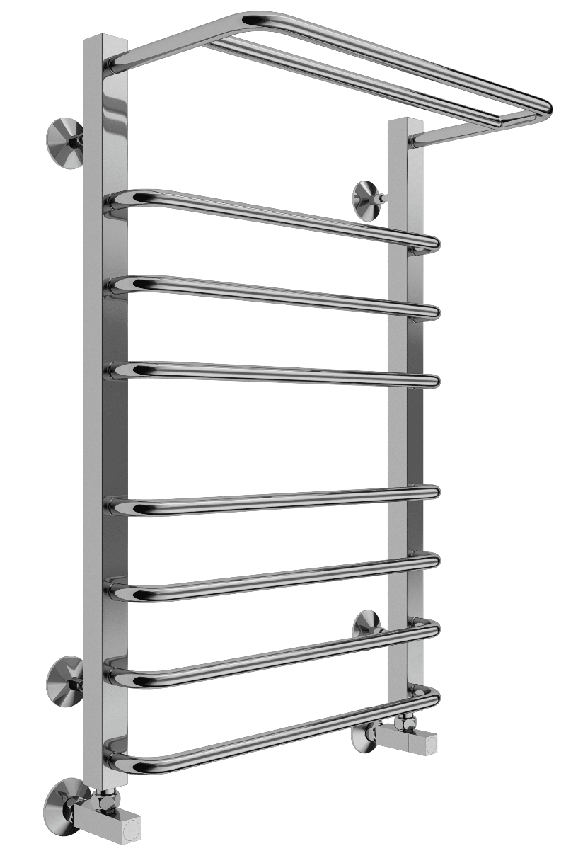 Полотенцесушитель водяной Terminus Арктур П8 500x800, 4670078529466 c полкой