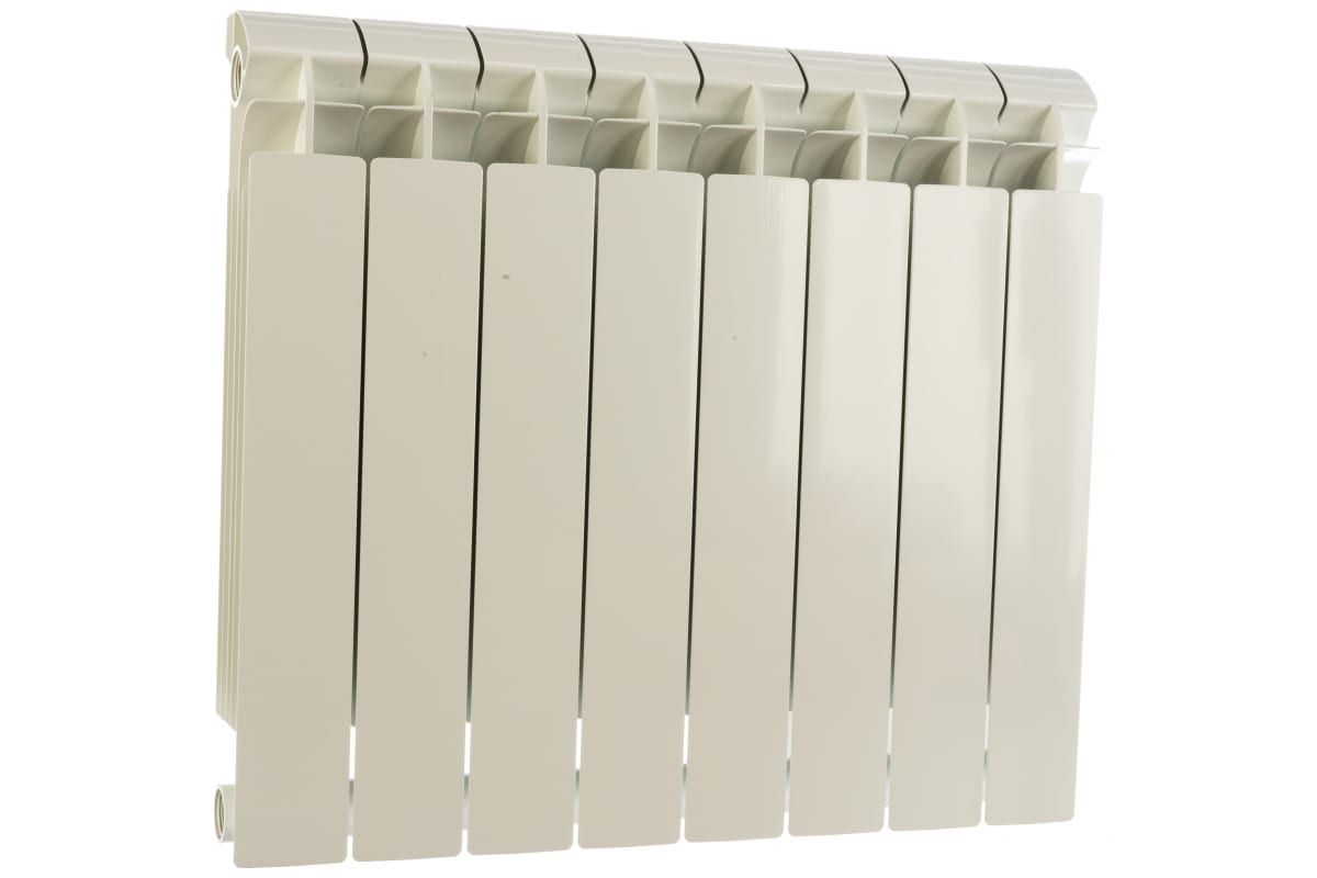 Биметаллический радиатор Global STYLE PLUS 500 8 секций боковое подключение RAN30G1197CVED