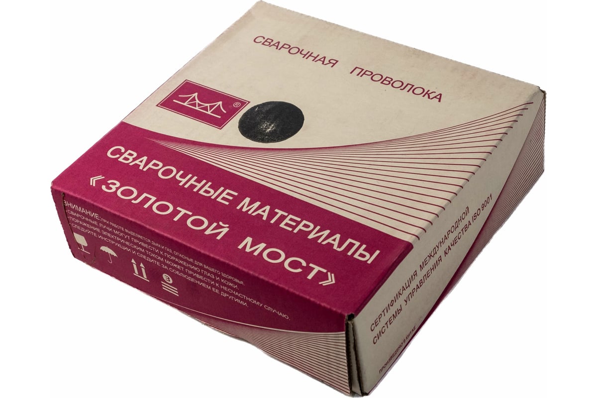 Проволока сварочная омедненная JQ.MG50-6/ER70S-6 0.6 мм, 5 кг GOLDEN BRIDGE 140