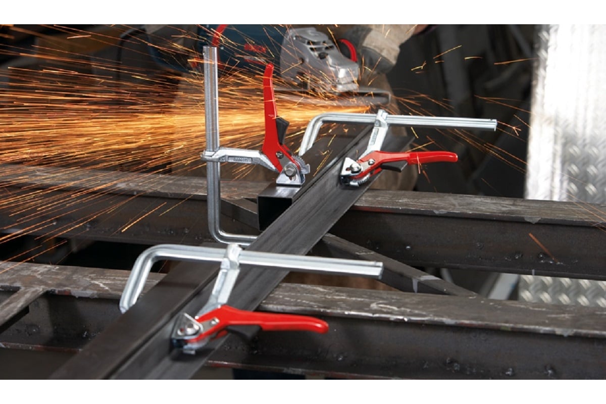 Рычажная струбцина BESSEY classiX 400/120, усилие 7.5 кН BE-GSH40