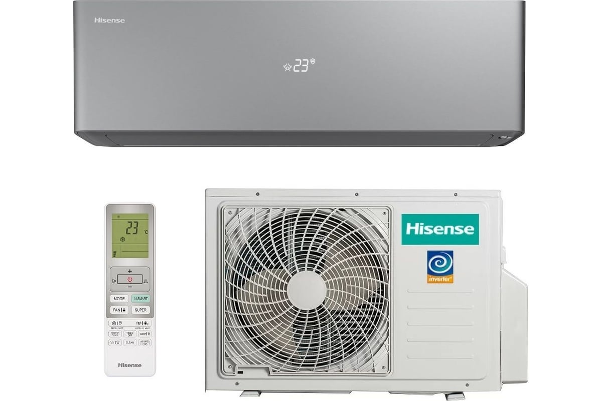 Инверторная сплит-система Hisense серии VISION PRO CARBON SUPERIOR DC INVERTER AS-13UW4RXVQH01G(B)/AS-13UW4RXVQH01W(B)