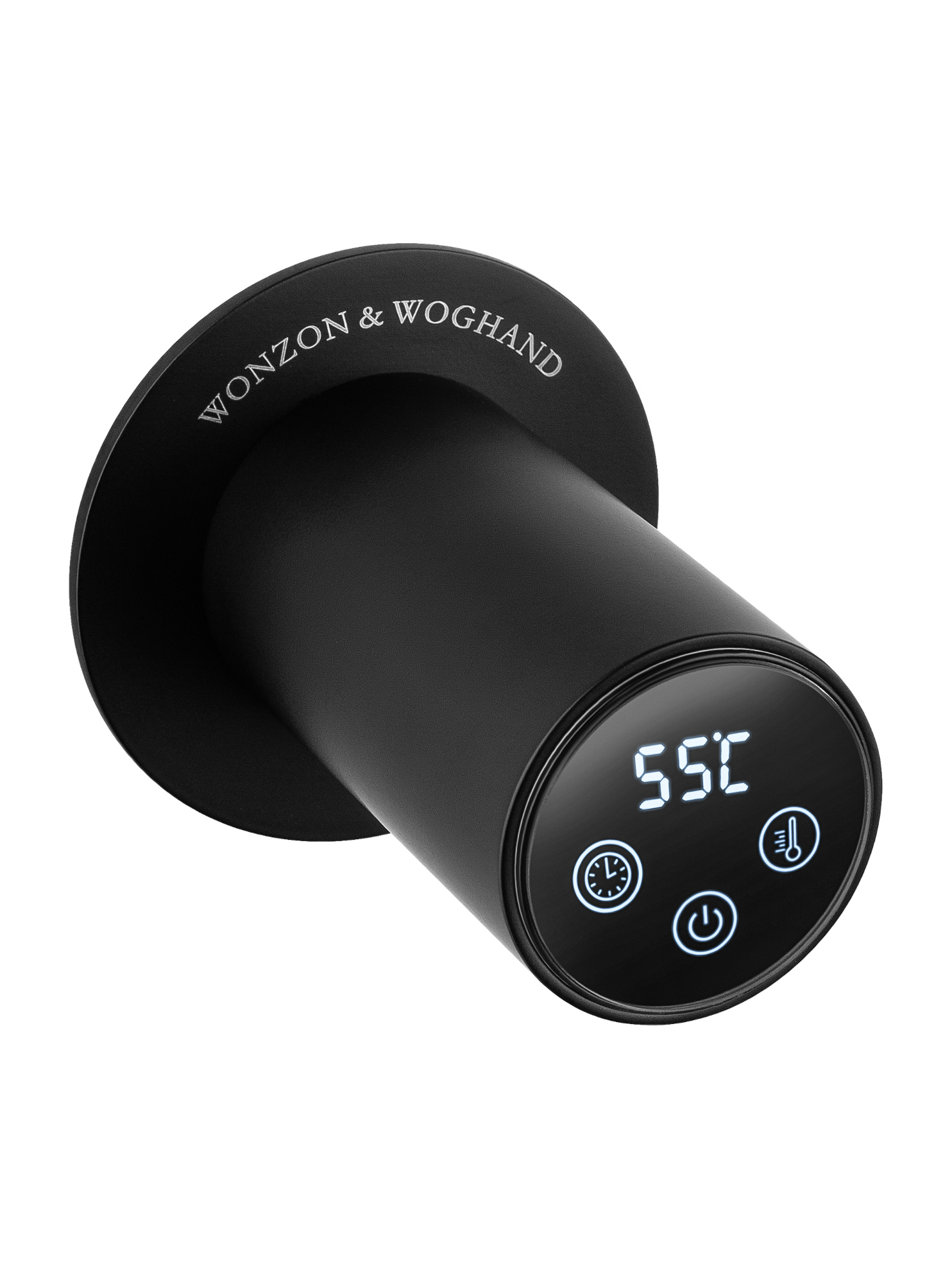 Полотенцесушитель электрический Wonzon&Woghand Baden WW-AL366-MB черный матовый