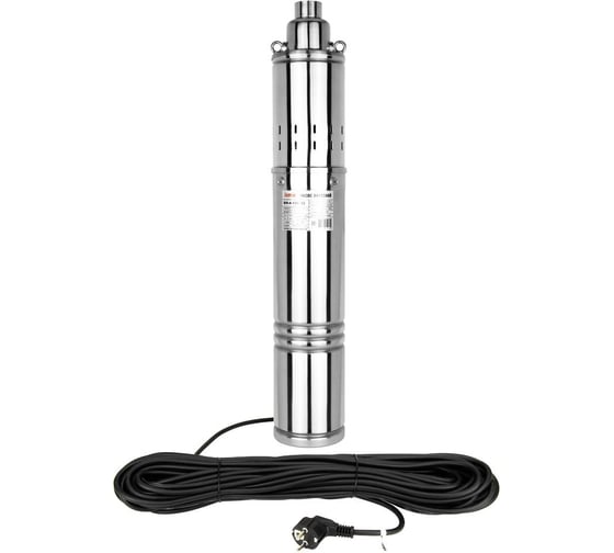 Винтовой насос JEMIX 4-QGB-1-85M Ø 102 мм (4"), мощность 550 Вт, эл.кабель 40 м, макс. напор 110 м, ном. напор 50 м, при 1.8 куб.м/ч, встроенный блок управления, материал винта сталь ВН-4-110-48