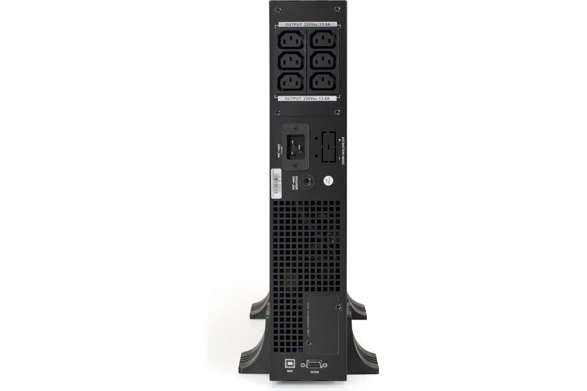 Источник бесперебойного питания On-line Exegate PowerExpert ULS-3000.LCD.AVR.C13.USB.RS232.SNMP.2U <3000VA/3000W, 6хC13, RM/Tower> 285648