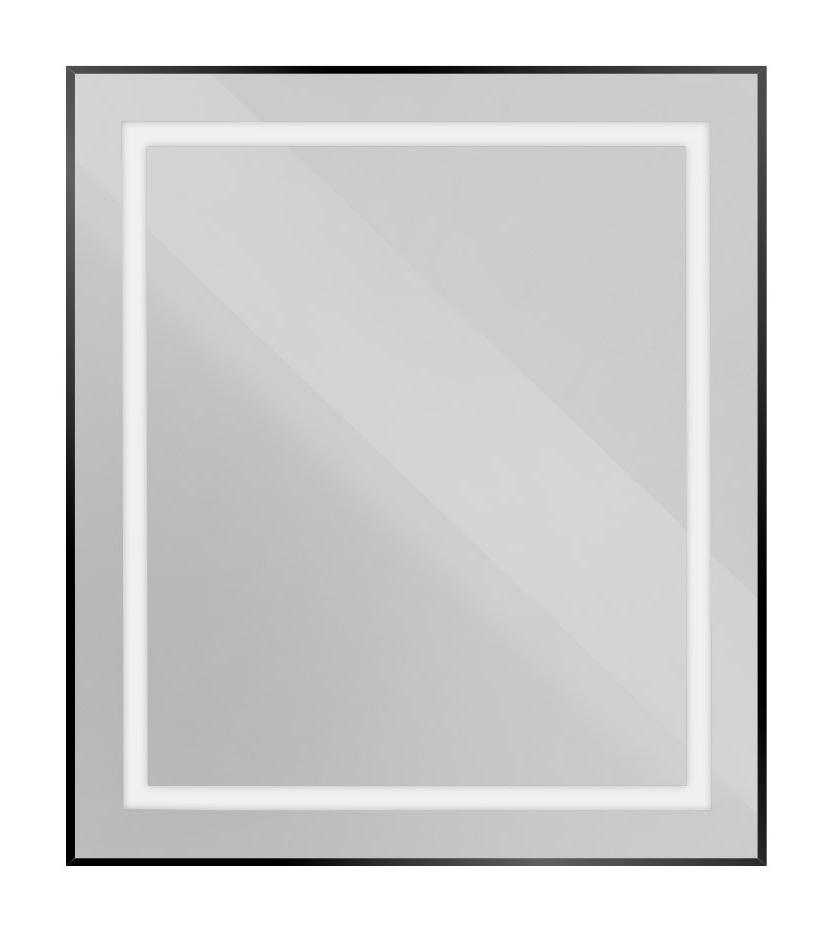 Зеркало BelBagno SPC-KRAFT-700-800-SENS-NERO 70x80 см сенсорный выключатель, черный