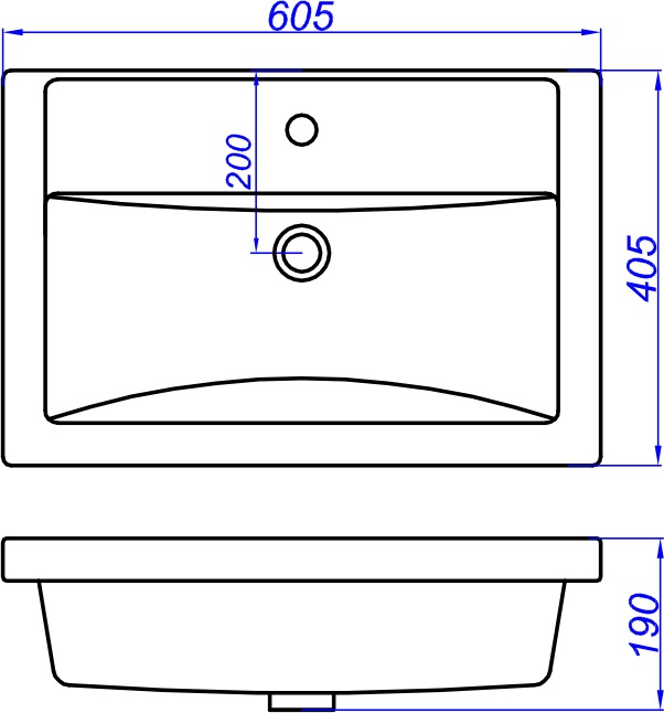 Мебель для ванной Vigo Geometry 60 см (под раковину Фостер)