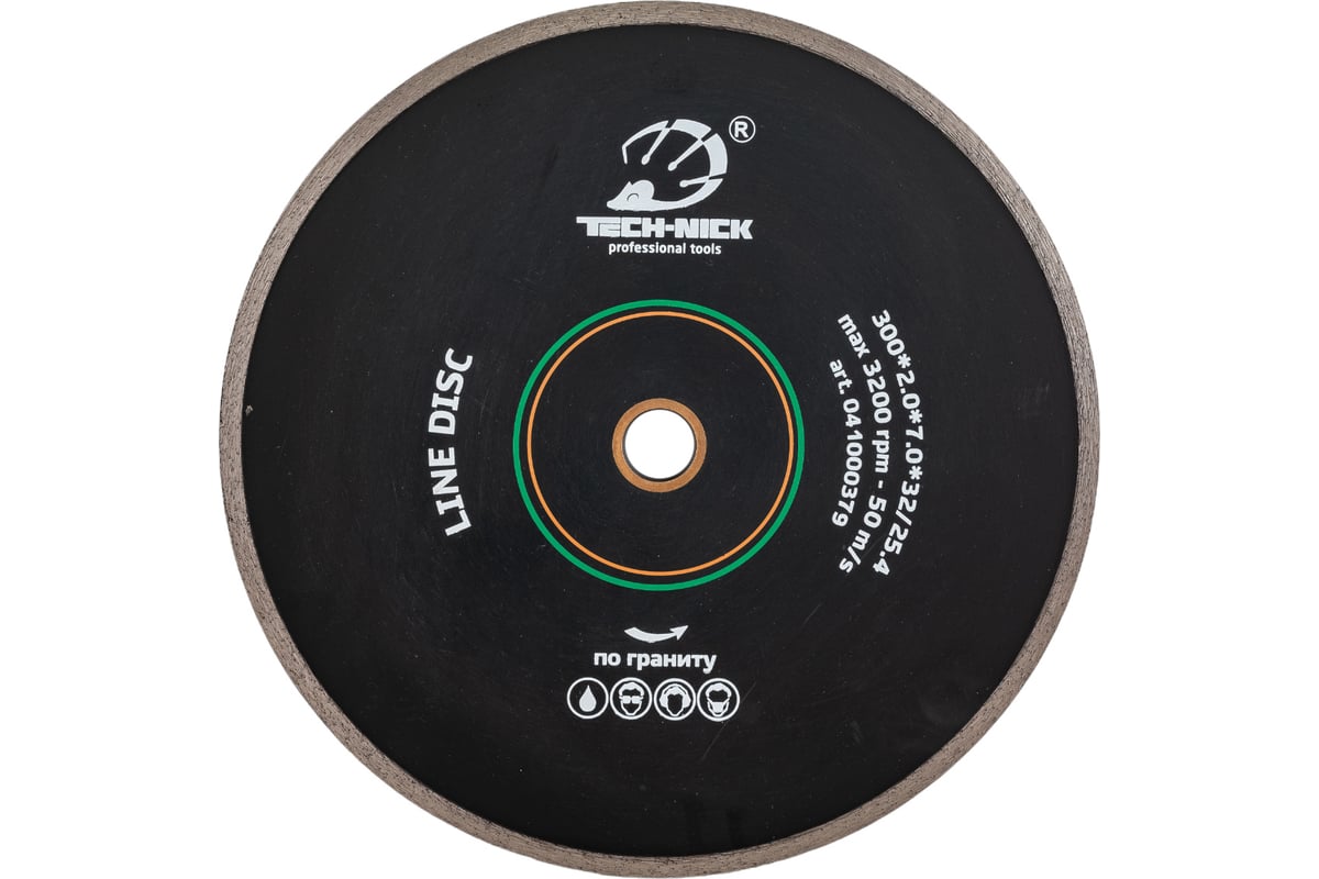 Диск алмазный сплошной по граниту LINE DISC (300х32/25.4 мм) TECH-NICK 41000379