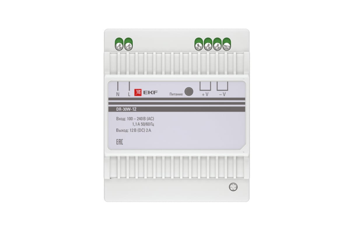 Блок питания EKF 12В DR-30W-12 PROxima dr-30w-12