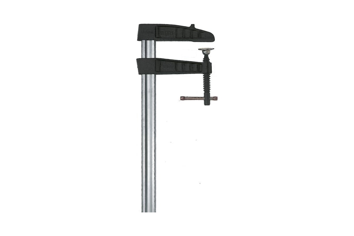 Струбцина BESSEY из ковкого чугуна 1000/120, усилие 7 кН, с Т-образной рукояткой BE-TGK100K