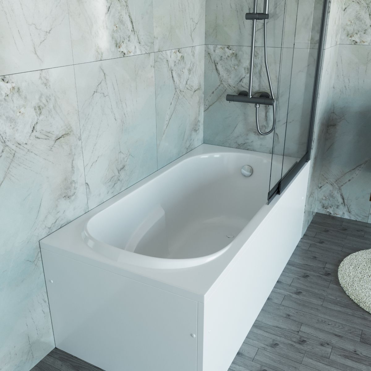 Акриловая ванна Vincea VBT-2A170 170x75 белый Акриловая ванна Vincea VBT-2A170 170x75 белый