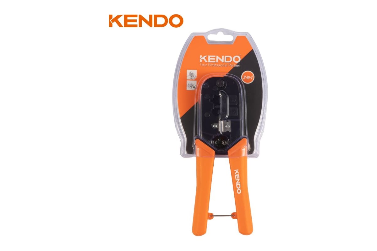 Кримпер для обжима KENDO 190 мм 11711