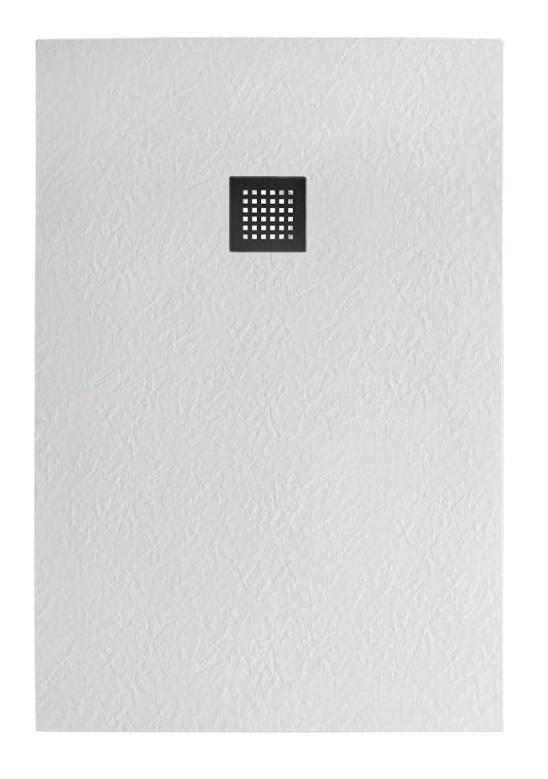 Поддон для душа BelBagno TRAY-MR-UNO-AH-160/90-35-W-NO 160x90 белый, накладка черный