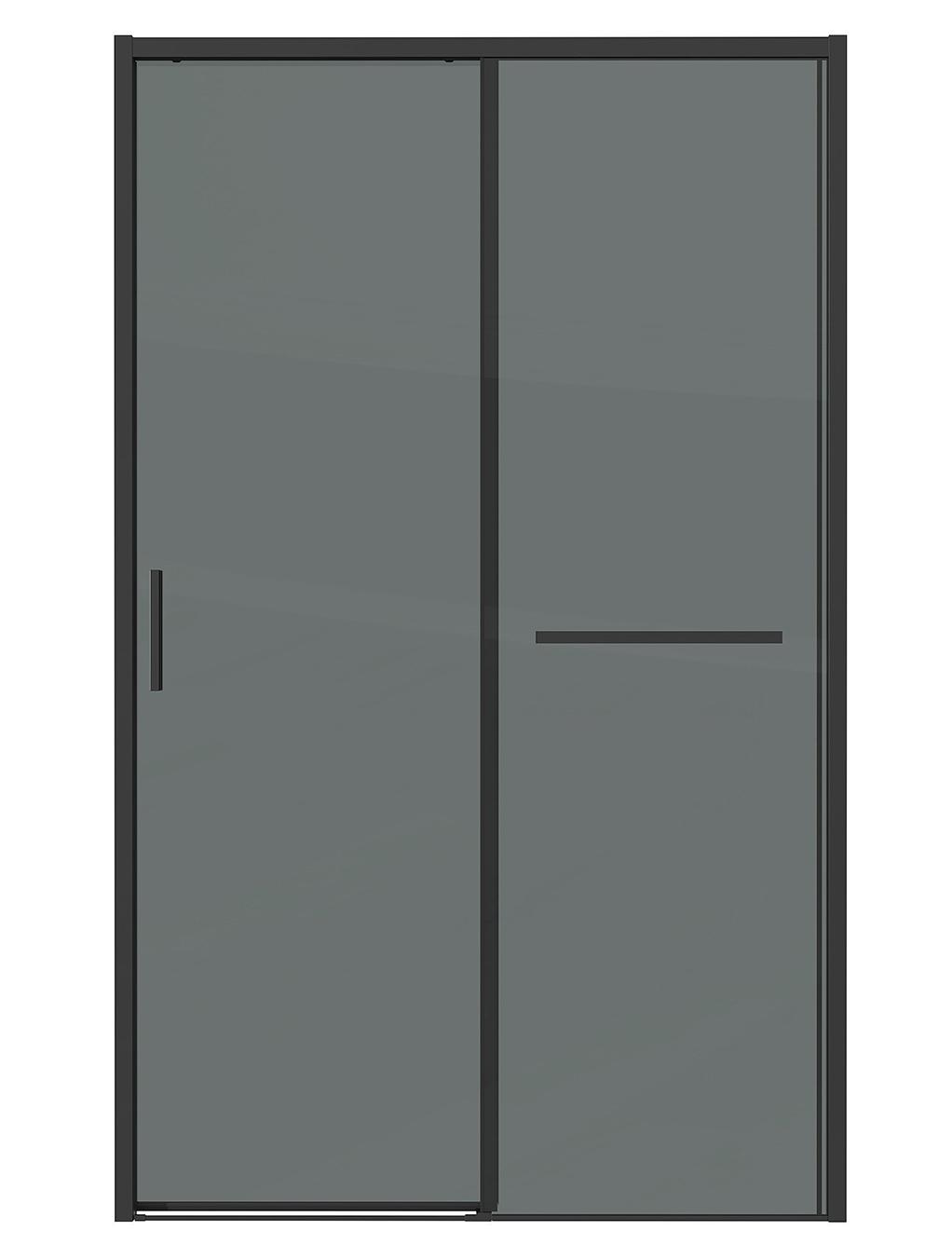 Душевая дверь Grossman Style 130x195 тонированное, черный матовый 100.K33.05.130.21.10