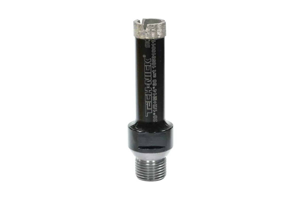 Коронка алмазная, спекание 20х60 мм, 1/2/M14 SK TECH-NICK 105610011