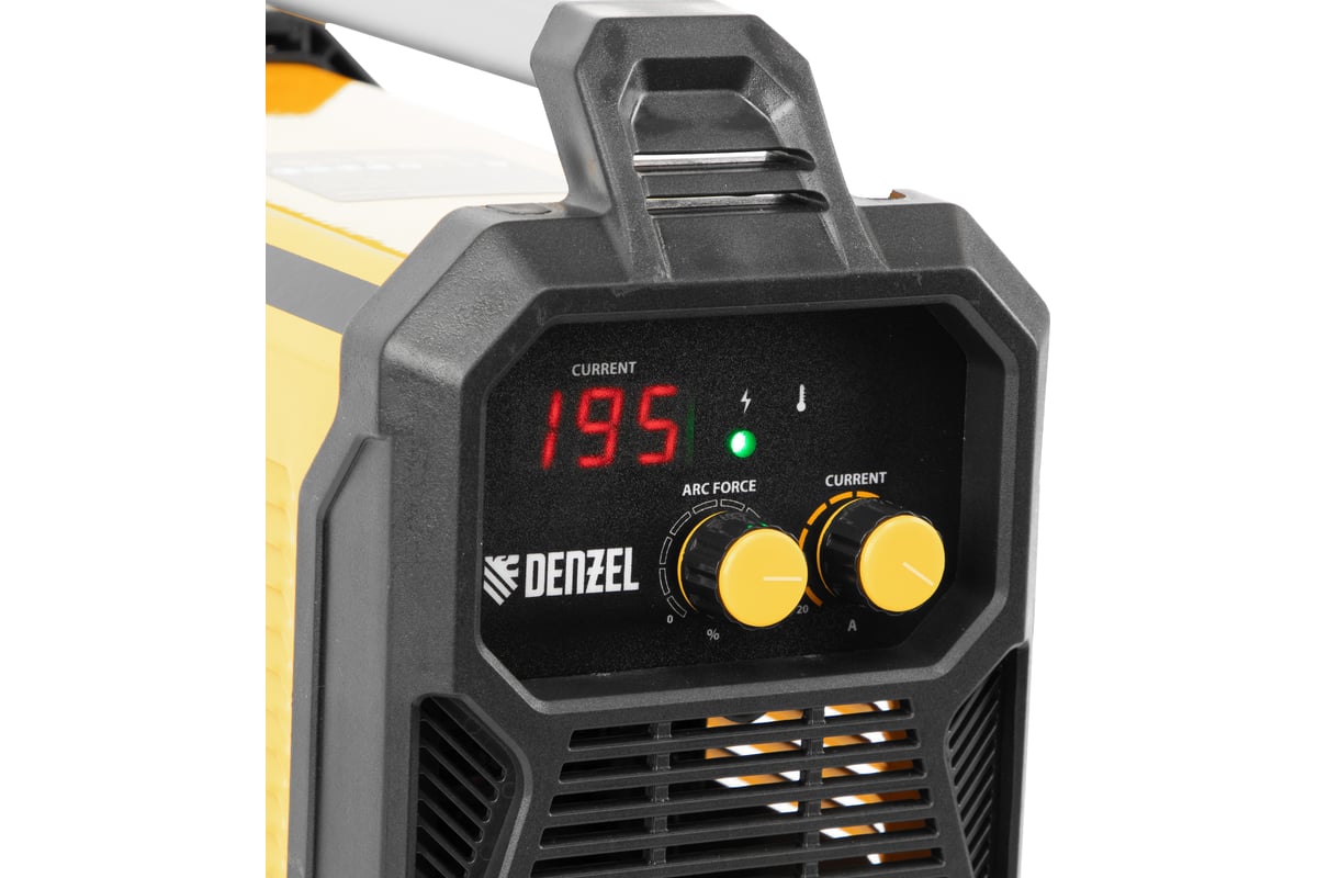 Инверторный аппарат дуговой сварки Denzel dm-200 standart, 200 а 94325