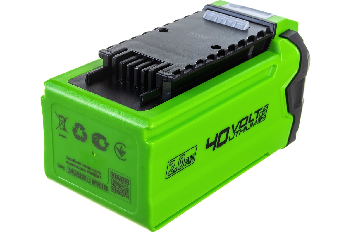Аккумулятор G40B2 (40 V; 2 А.ч) GreenWorks 2926907
