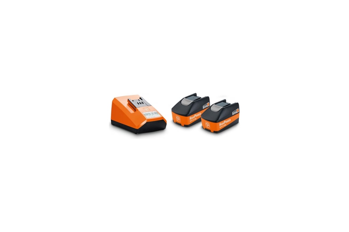 Комплект аккумуляторов Li-Ion HiPower, 18 В, 5,2 Ач + ЗУ ALG 50 Fein 92604307010