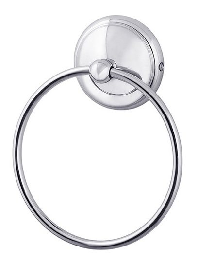 Вешалка для полотенец Caprigo Romano 7002-CRM кольцо, хром