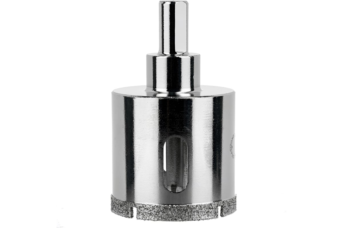Коронка алмазная по керамограниту и керамике с центрирующим сверлом 42 мм Diamond Industrial DIDCSC042