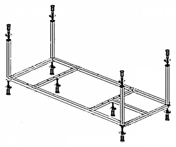 Каркас Cezares Metauro Corner 180x80