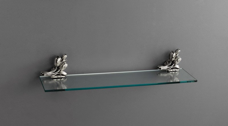 Полка Art&Max Tulip AM-B-0823-T серебро
