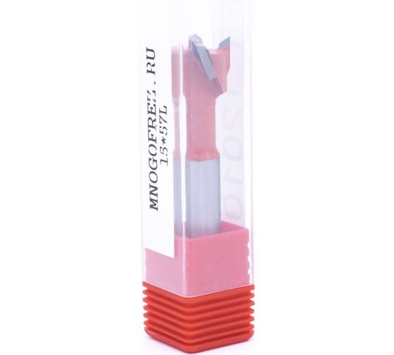 Сверло чашечное четырехзаходное по дереву FT120102L (15х57 мм; хв-к 10 мм; левое вращение) МНОГОФРЕЗ 6591