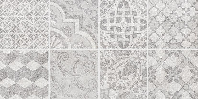 Декор Laparet Bastion мозаика серая 20х40 см, 04-01-1-08-03-06-453-0