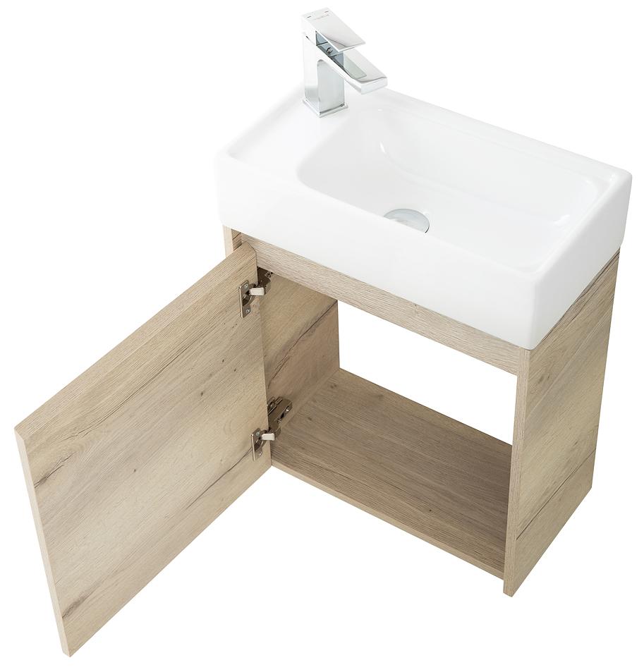Тумба с раковиной BelBagno Kraft Mini 50 см L