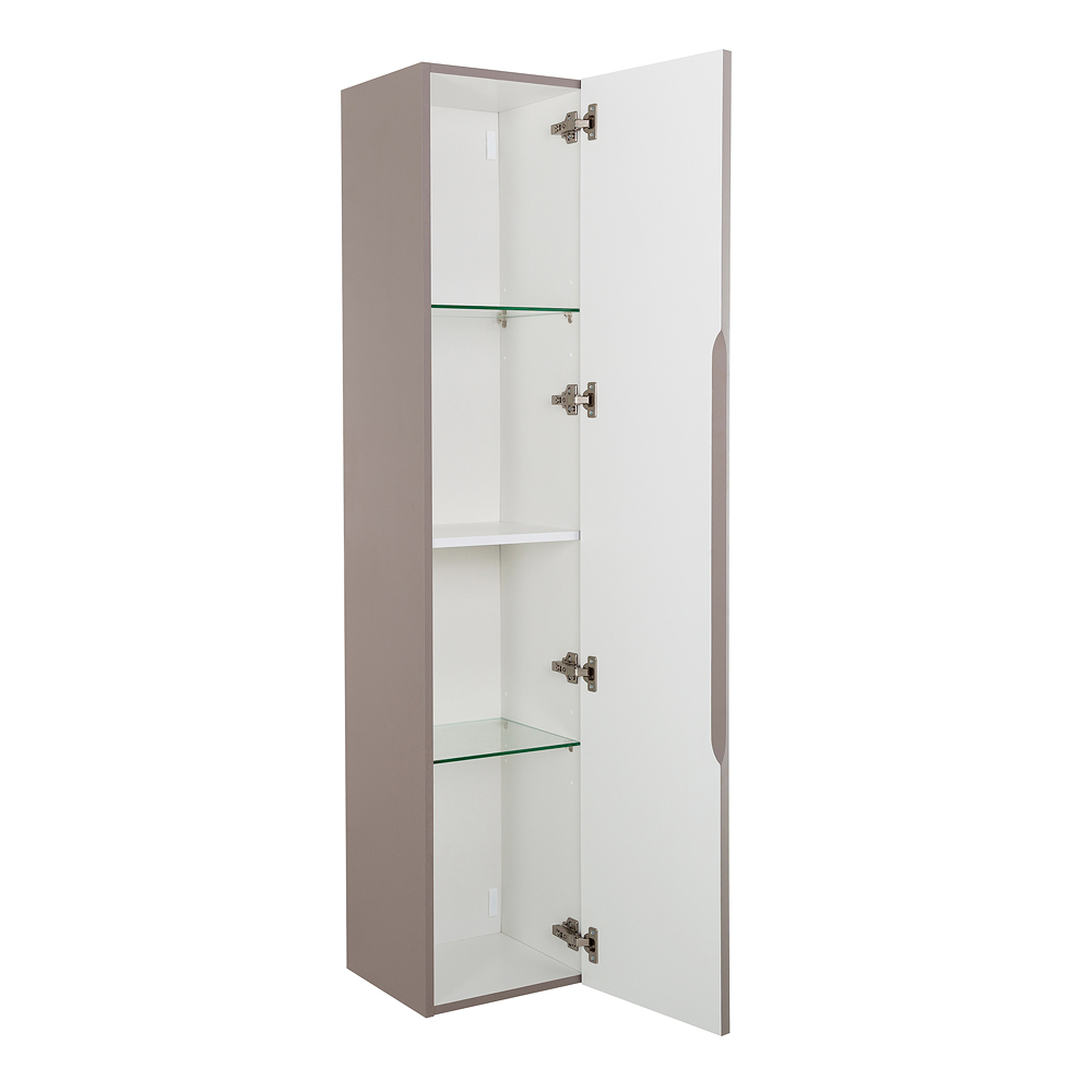 Шкаф пенал BelBagno Uno 33 см Бежевый матовый UNO-1600-1A-SC-СO