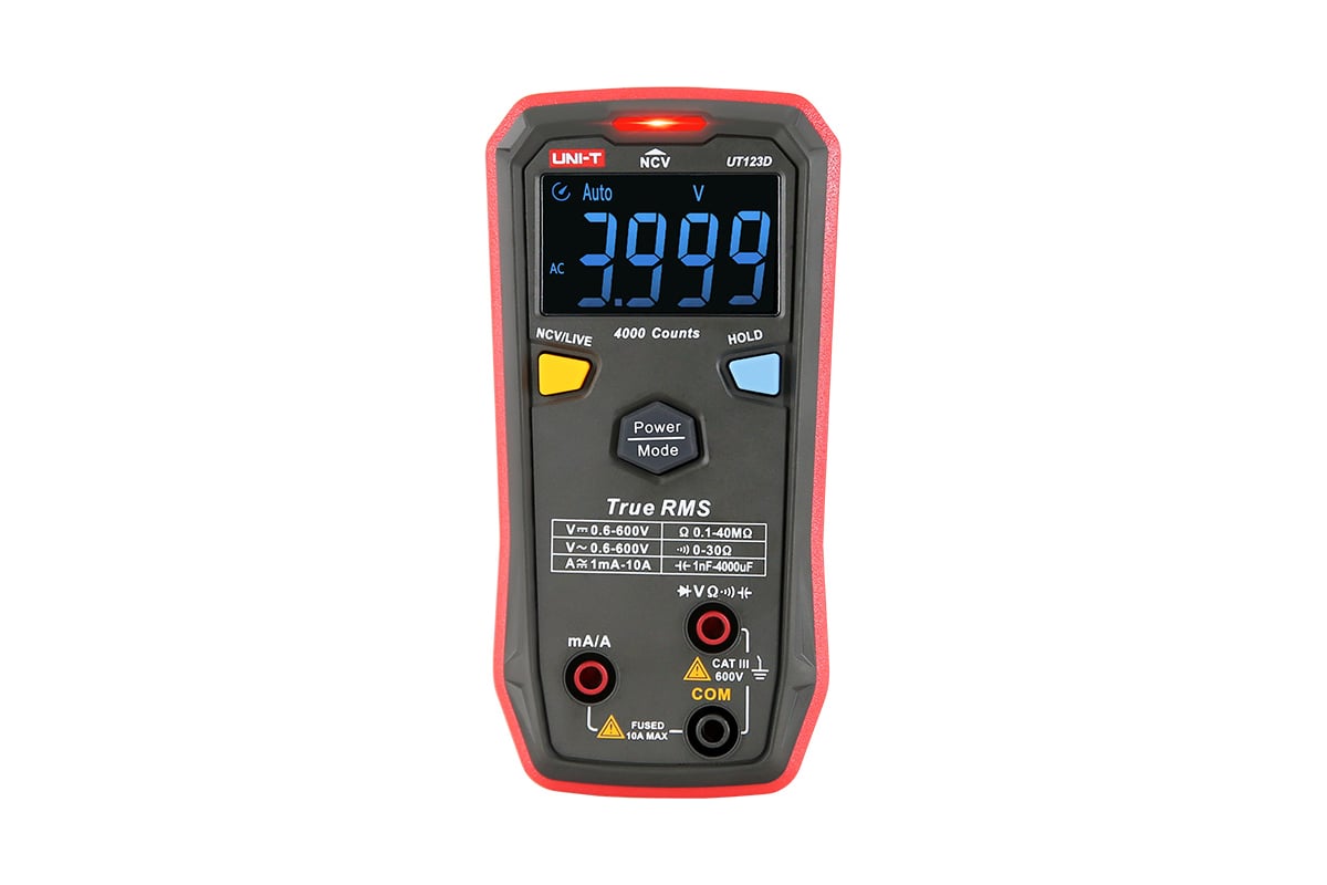 Цифровой (смарт) мультиметр-автомат UNI-T UT123D 00-00012775