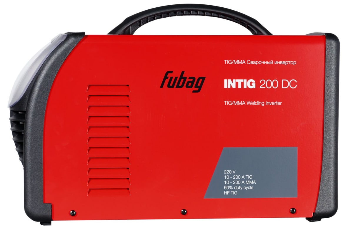 Сварочный инвертор Fubag INTIG 200 DC + горелка FB TIG 26 5P 4m 38459