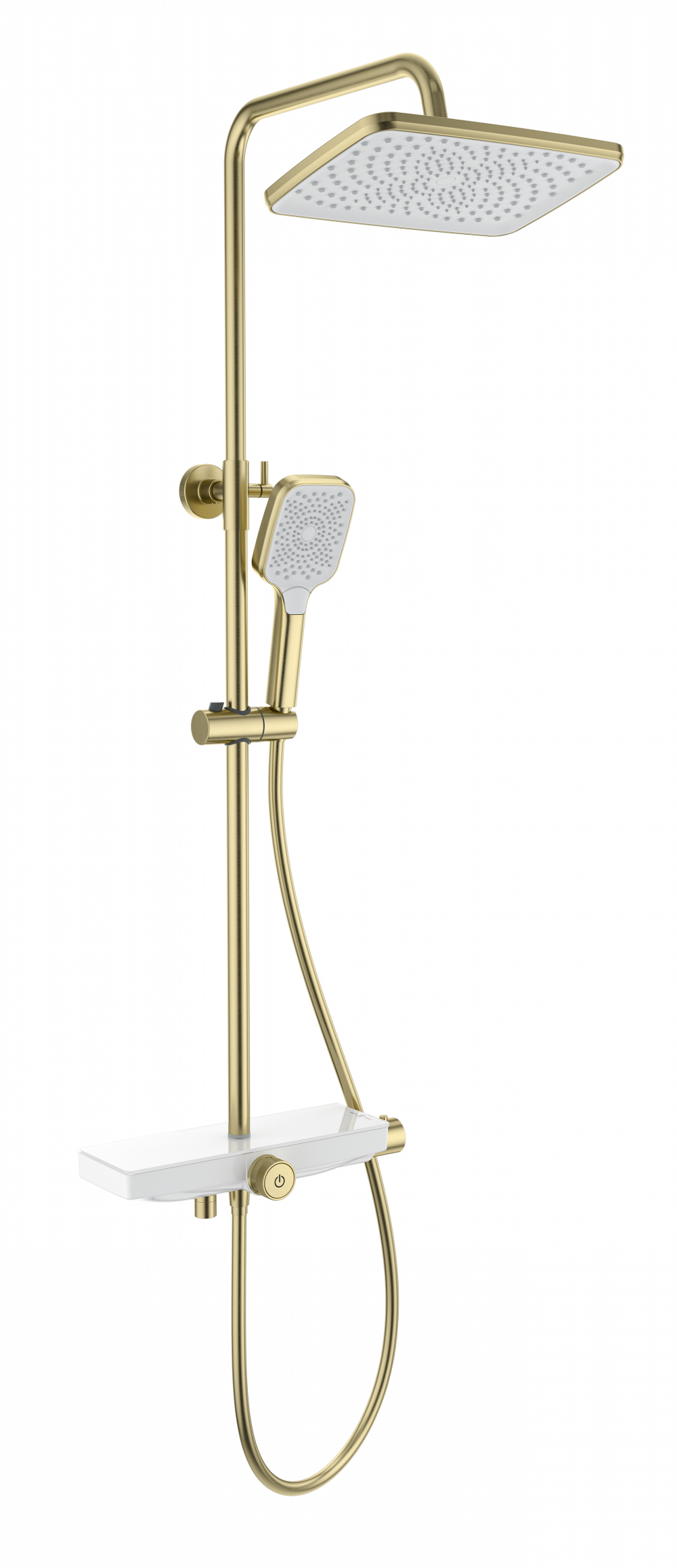 Душевая стойка Wonzon&Woghand ThermoKlick WW-B3098-A-BG термостат, брашированное золото