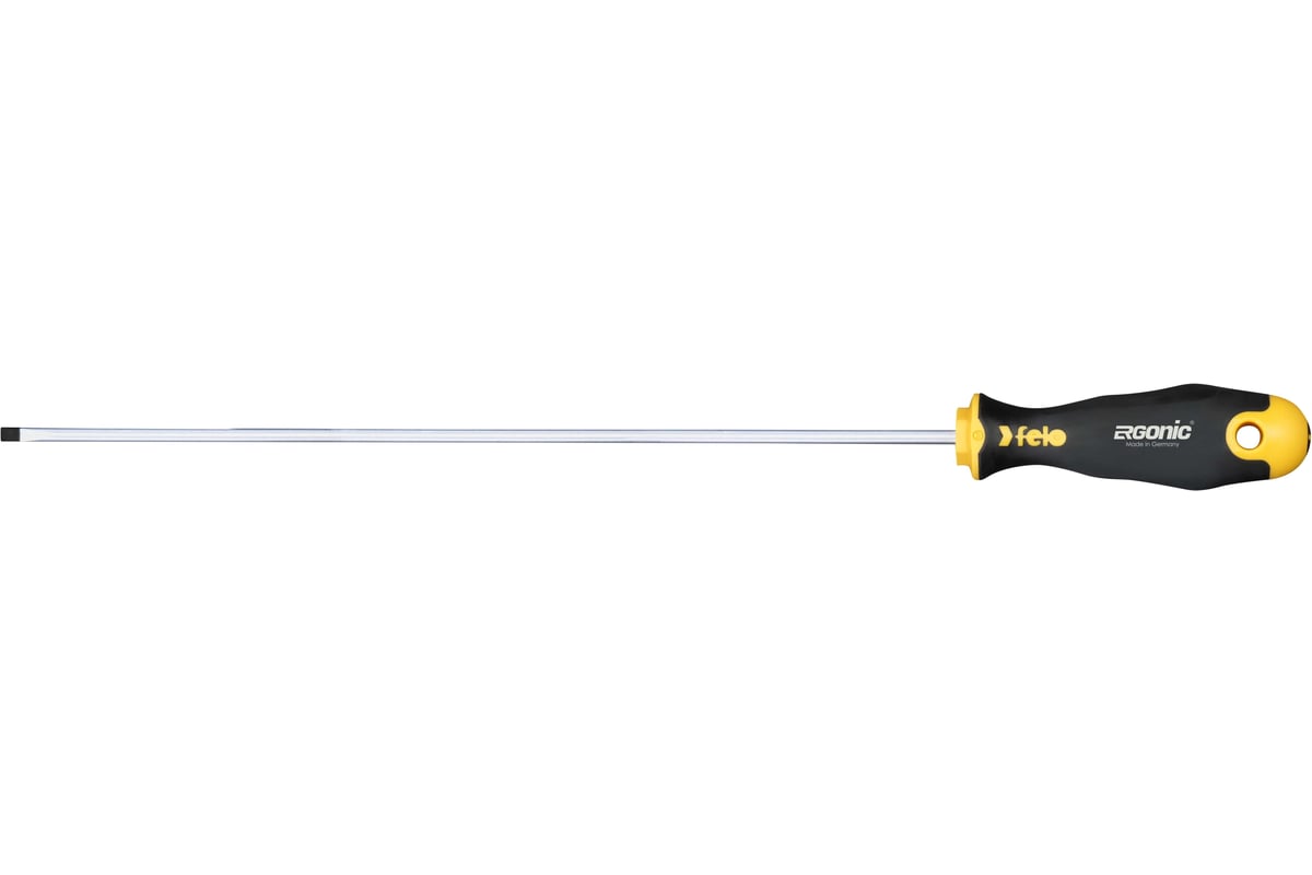 Плоская шлицевая отвертка 8,0х1,2х175 Felo Ergonic 40008610