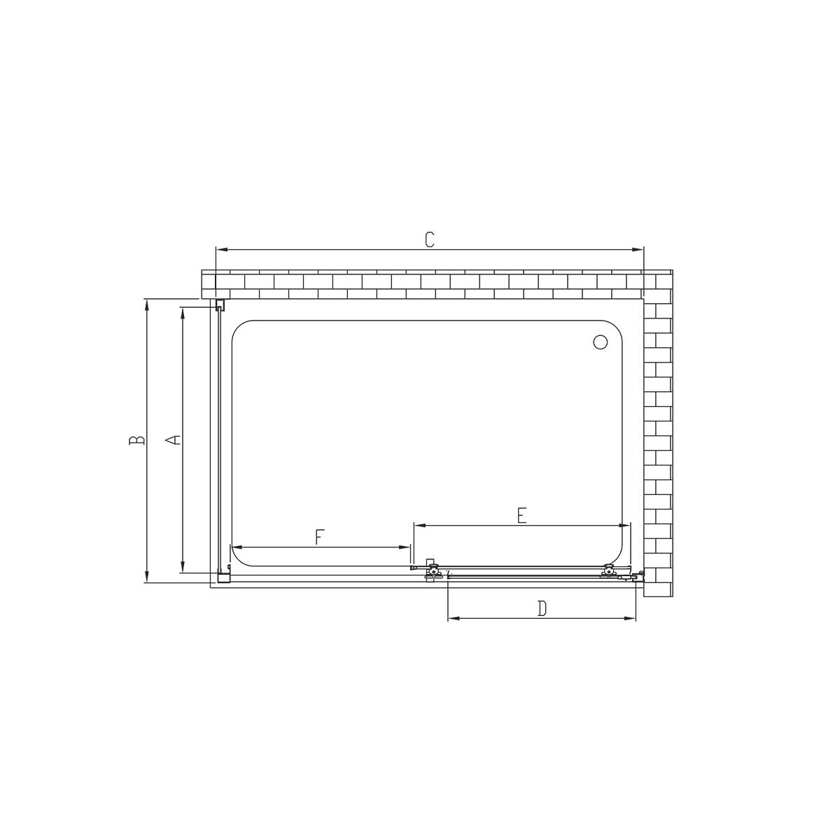 Душевой уголок Vincea Alpha VSR-3AL9012CLB 120x90 черный, прозрачное