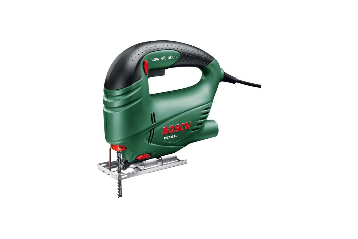 Лобзик Bosch PST 670 + 4 пильных полотна 0.603.3A0.722