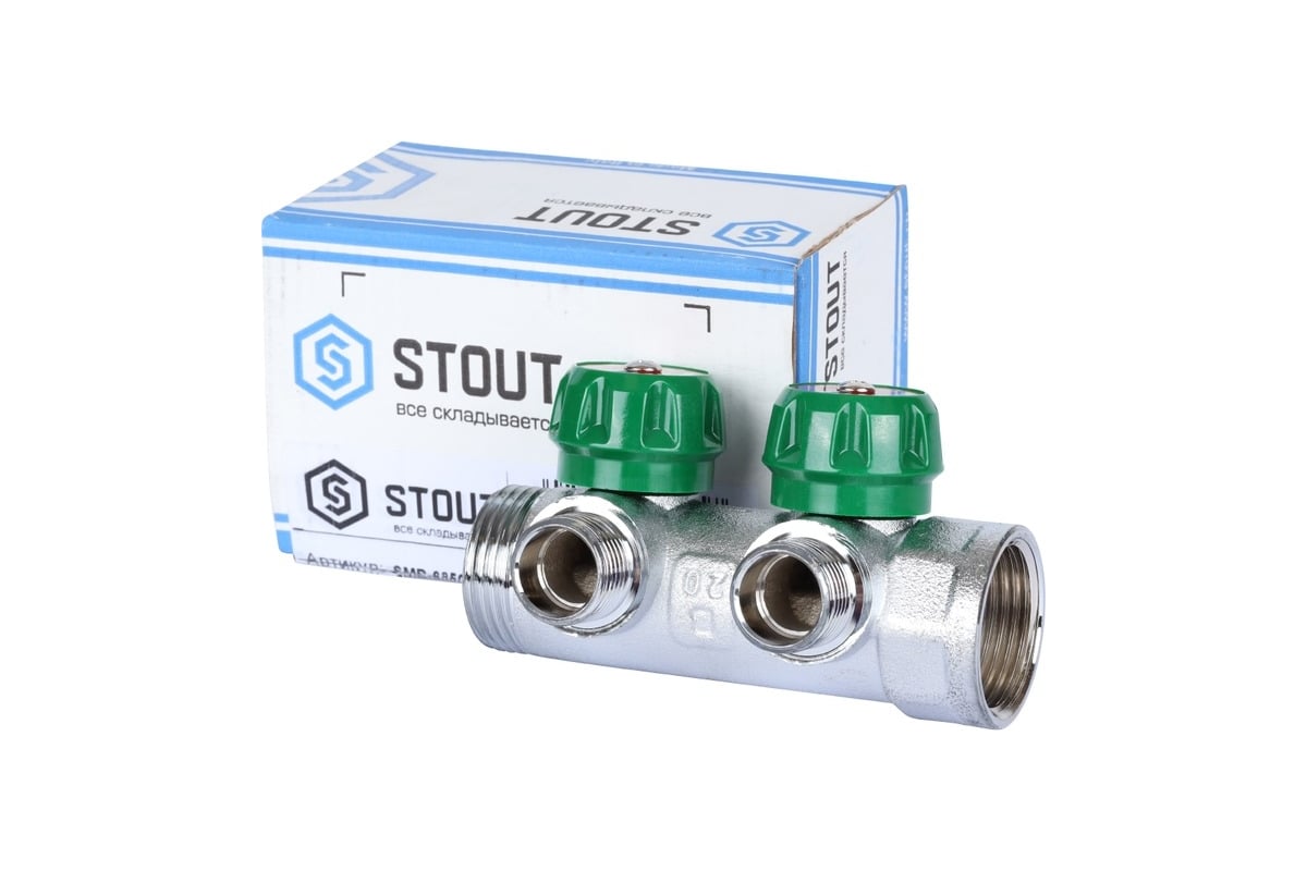 Регулирующий коллектор STOUT SMB-6850-011204 1, 4 отвода 1/2 RG008UJDJDIL4I