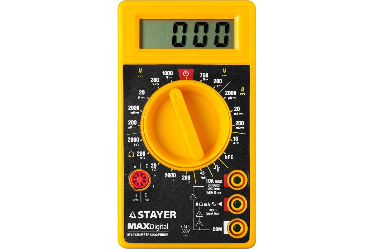 Цифровой мультиметр Stayer MAXDigital 45306