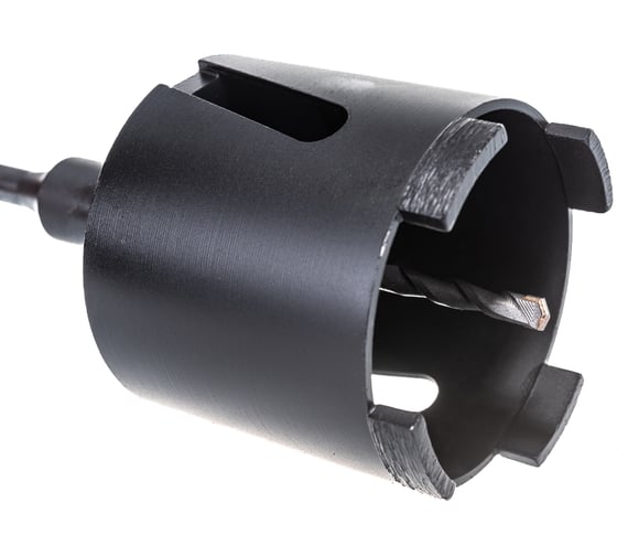 Коронка алмазная с переходником М16-SDS+ по железобетону Expert (82х70 мм) Diamaster 121.600.7226